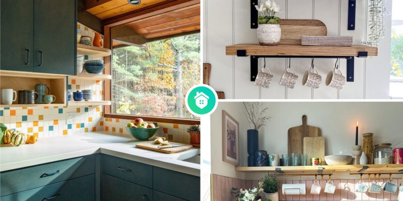 8 interesting kitchen shelf designs you should know