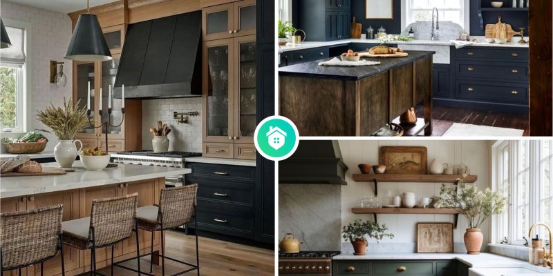 Effortlessly chic 8 moody farmhouse kitchen ideas for timeless appeal