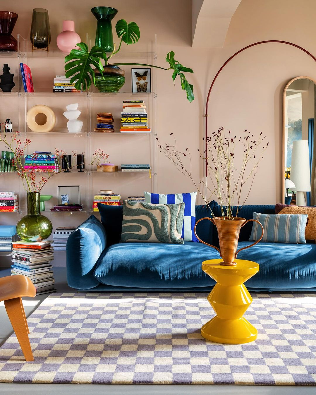 Statement furniture for creating an eclectic apartment decor