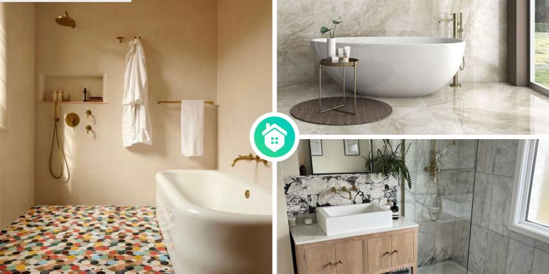 5 bathroom flooring tile ideas that combine beauty and functionality