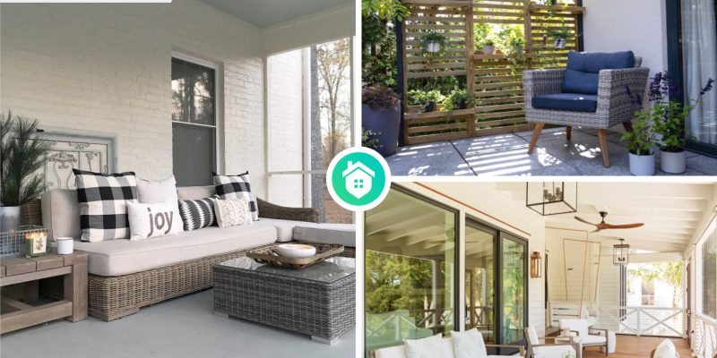 9 kinds of furniture needed for your proper porch