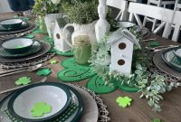 St. Patrick tablescape