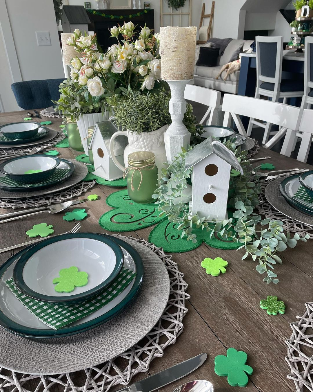 St. Patrick tablescape