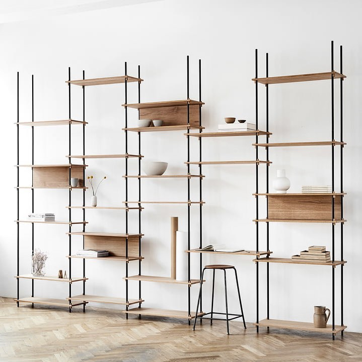Modular shelving units