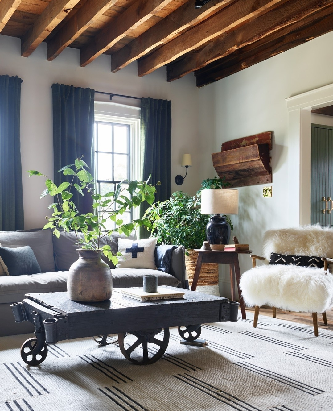 Industrial coffee table