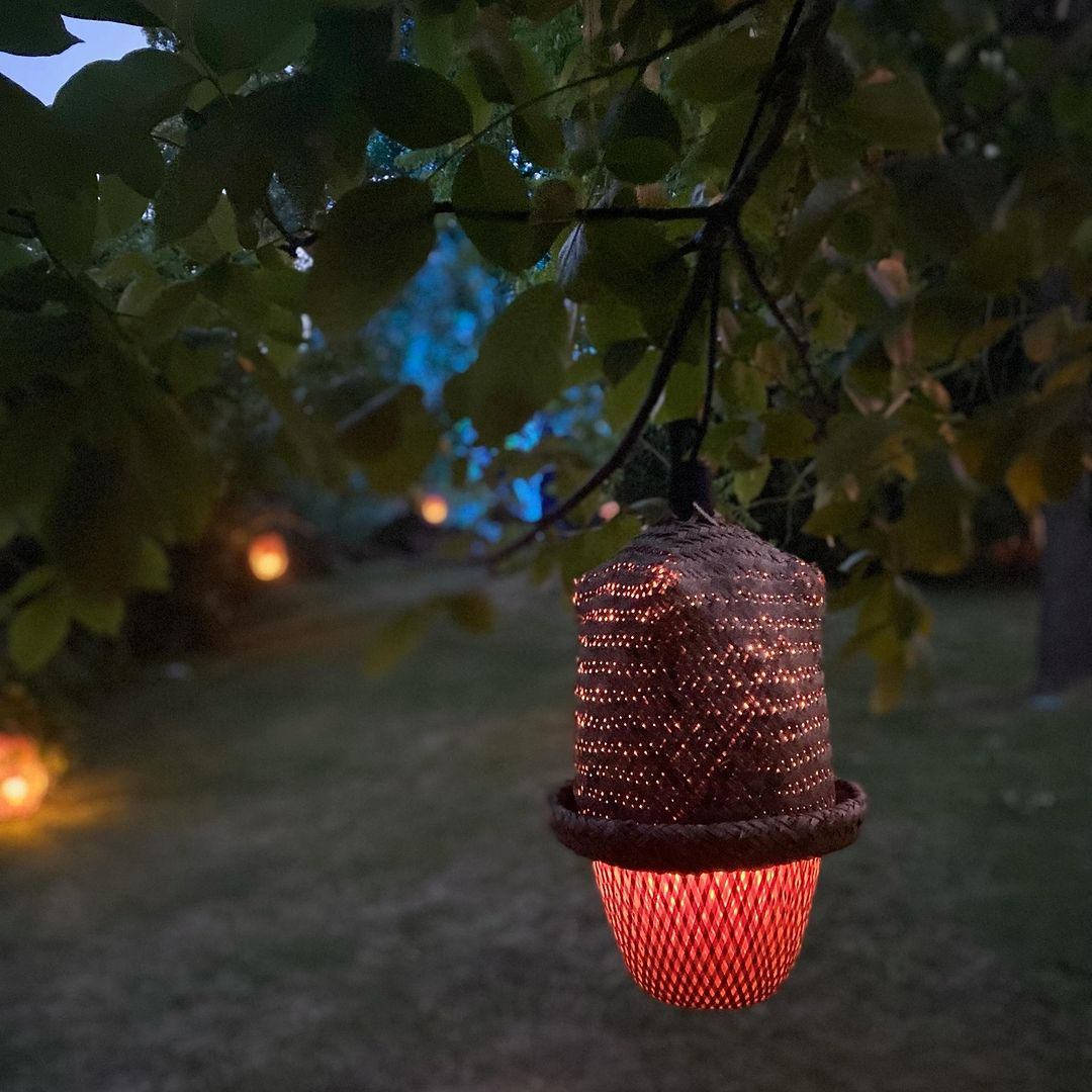 Bamboo can be a unique material. It also comes from nature to match well with the garden.