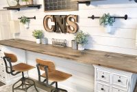 Rustic home office