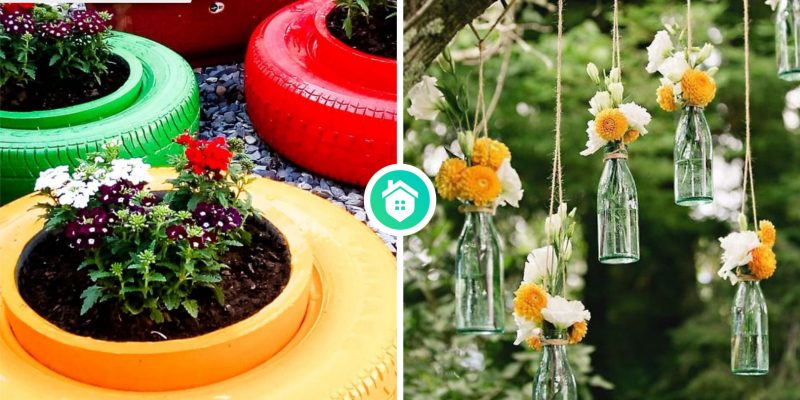 10 ways to transform the junk into proper decoration for your garden
