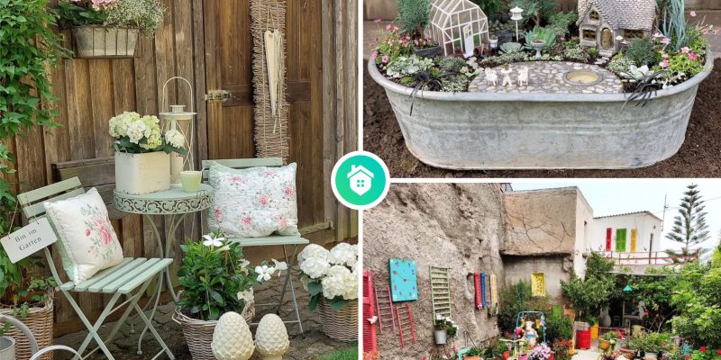 14 adorable touches to create cute garden decoration