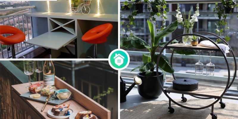 8 best designs for your small balcony private bar