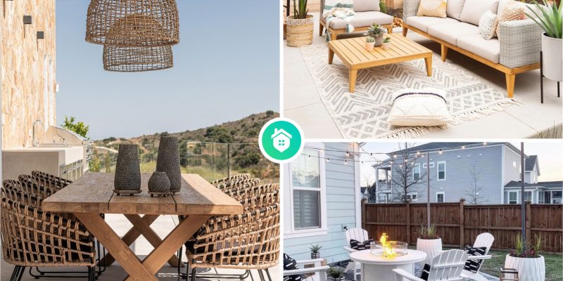 8 must have pieces of furniture for a cozy patio ever!