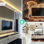 9 ideas to frame your tv with the best blend into the home interior around