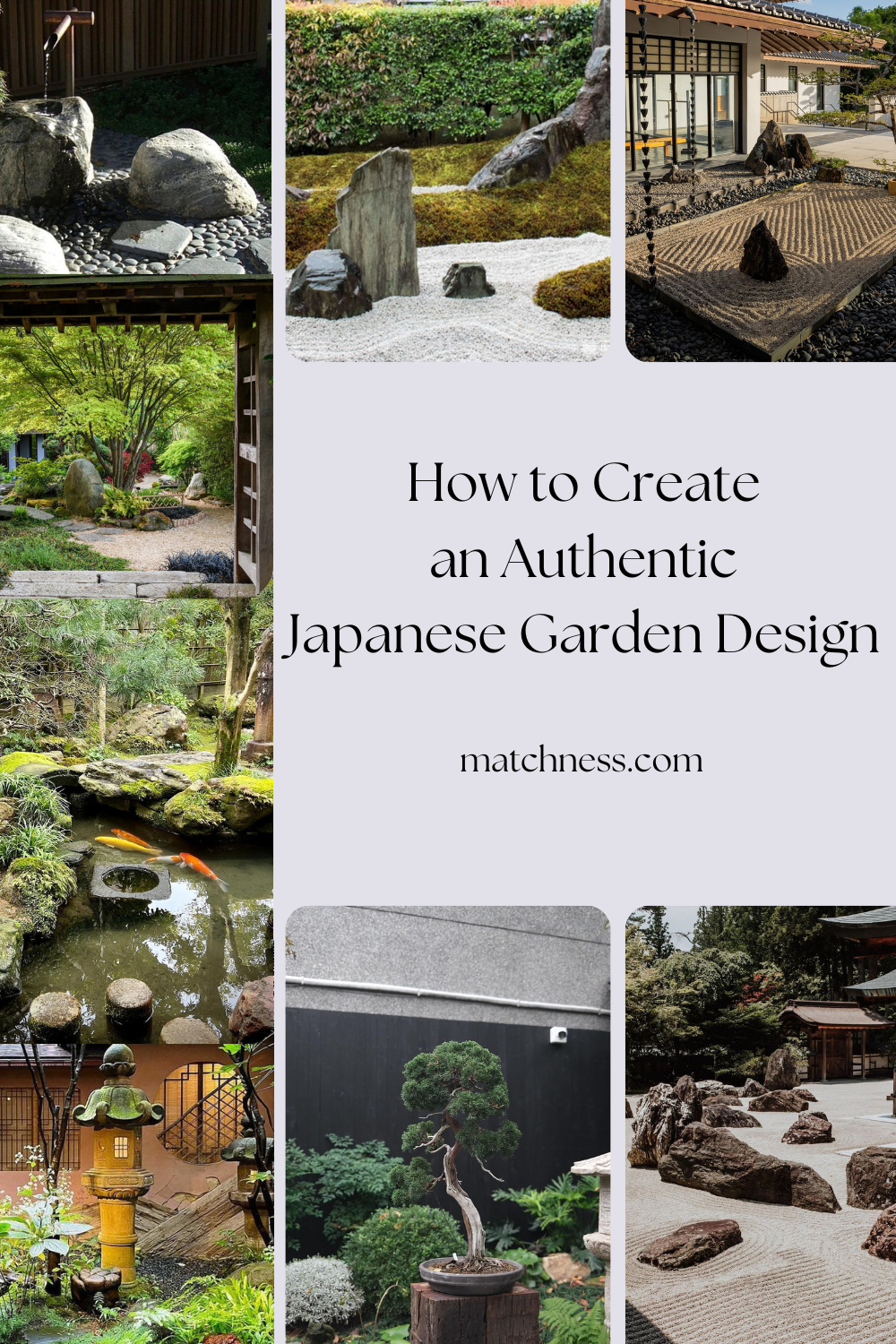 Authentic japanese garden