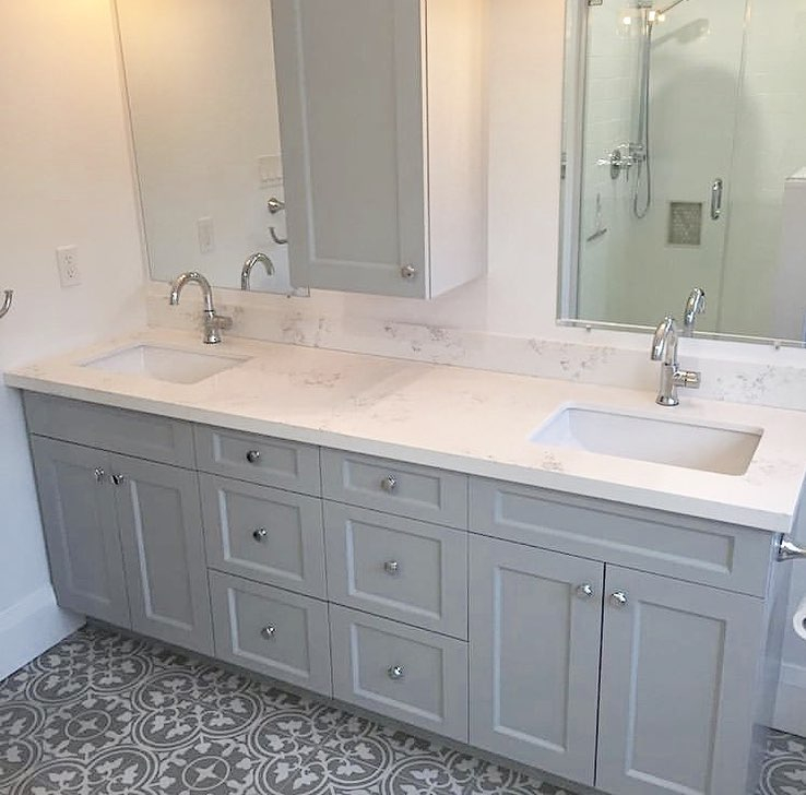 Grey bathroom