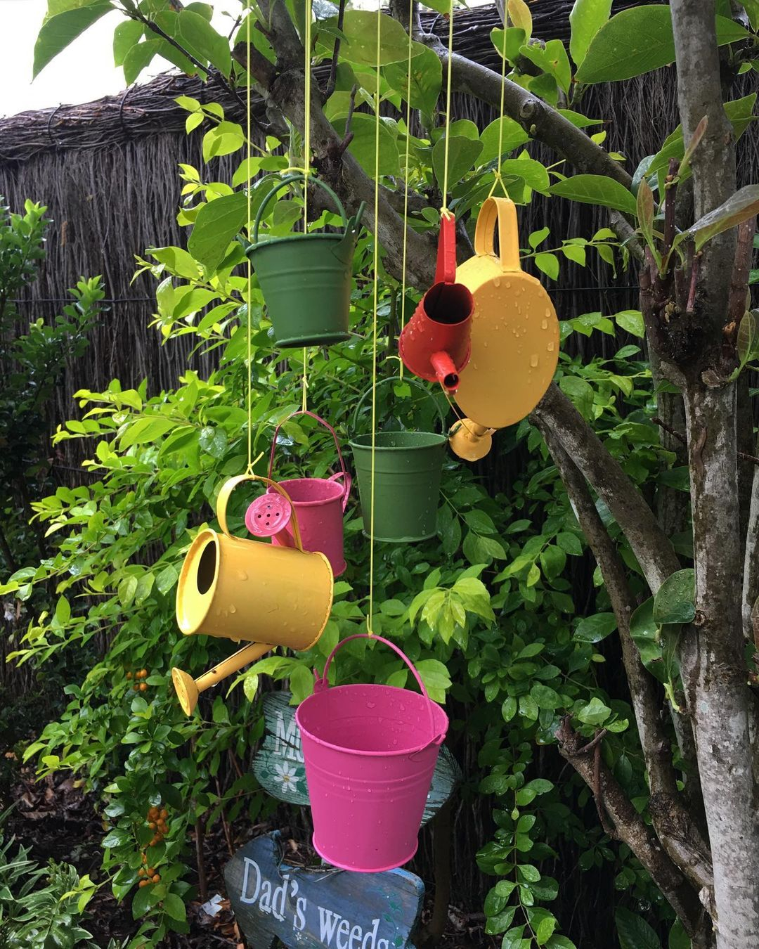 Garden wind chimes