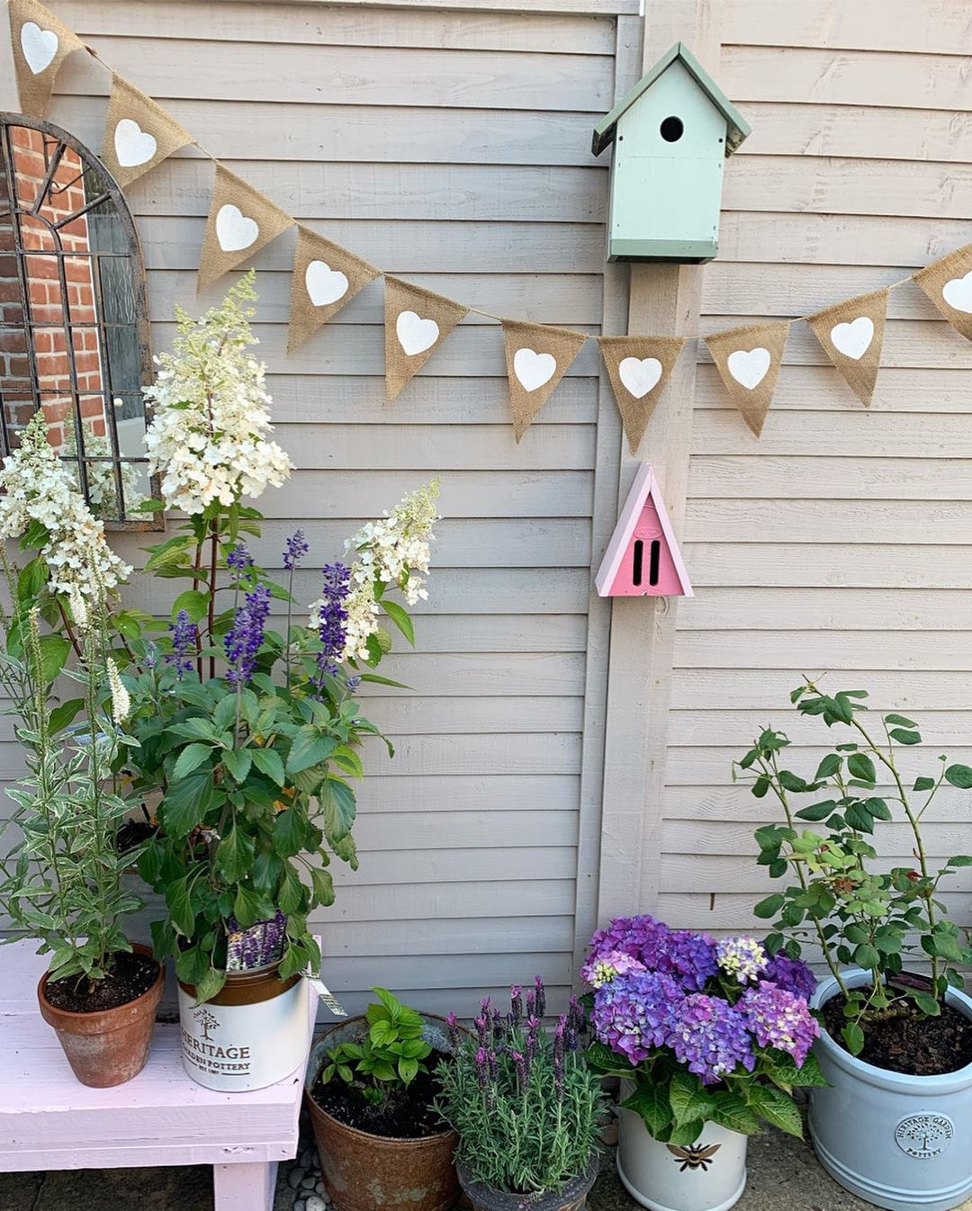 Charming birdhouses