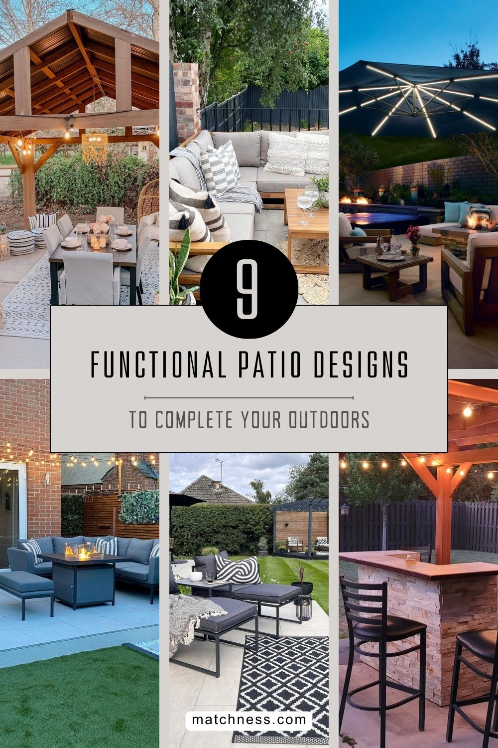 Functional patio design