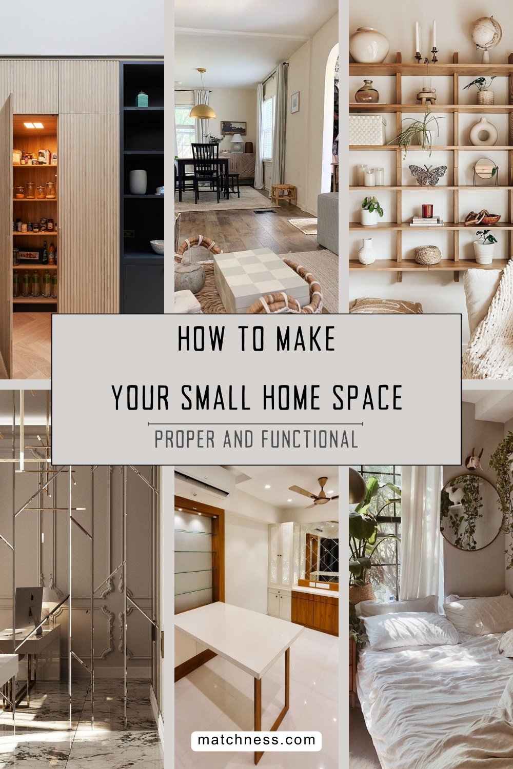 How to make your small home space proper and functional