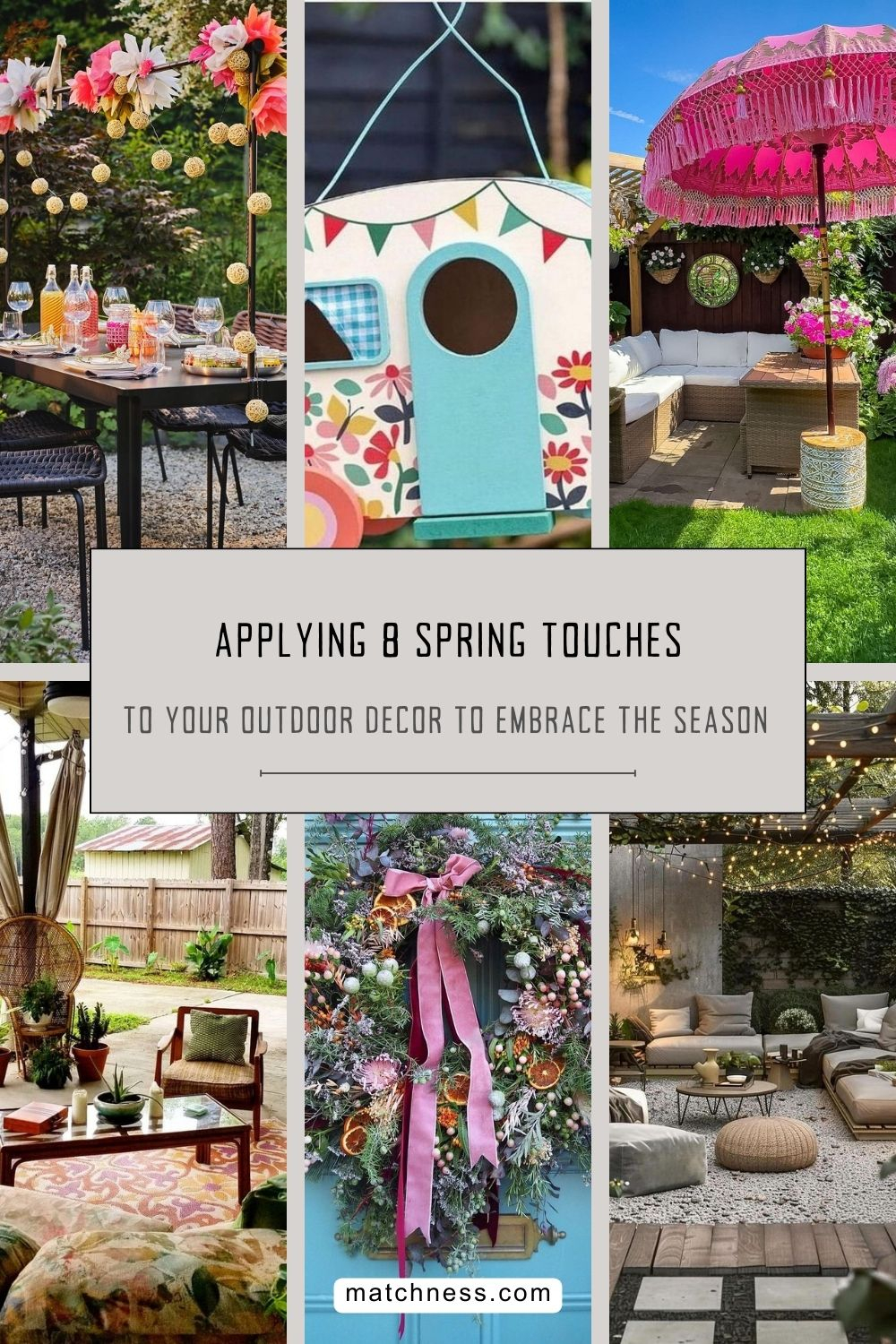Applying 8 spring touches to your outdoor decor to embrace the season
