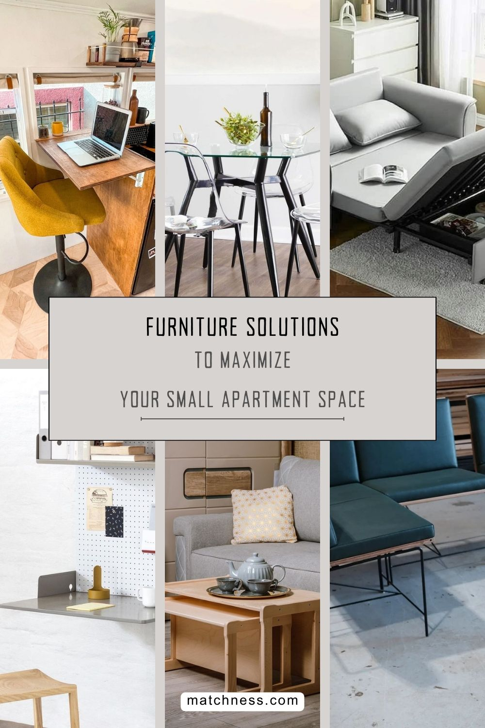 Furniture solutions to maximize your small apartment space