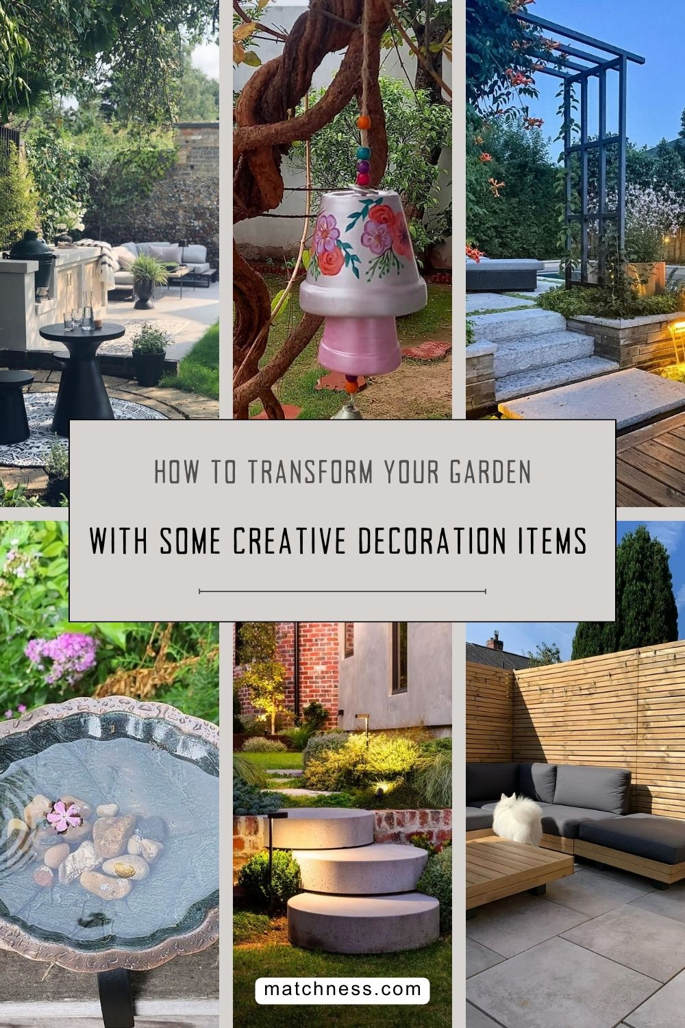 How to transform your garden with some creative decoration items