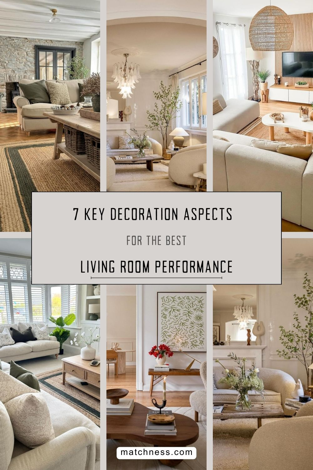 Key decoration aspects for the best living room performance