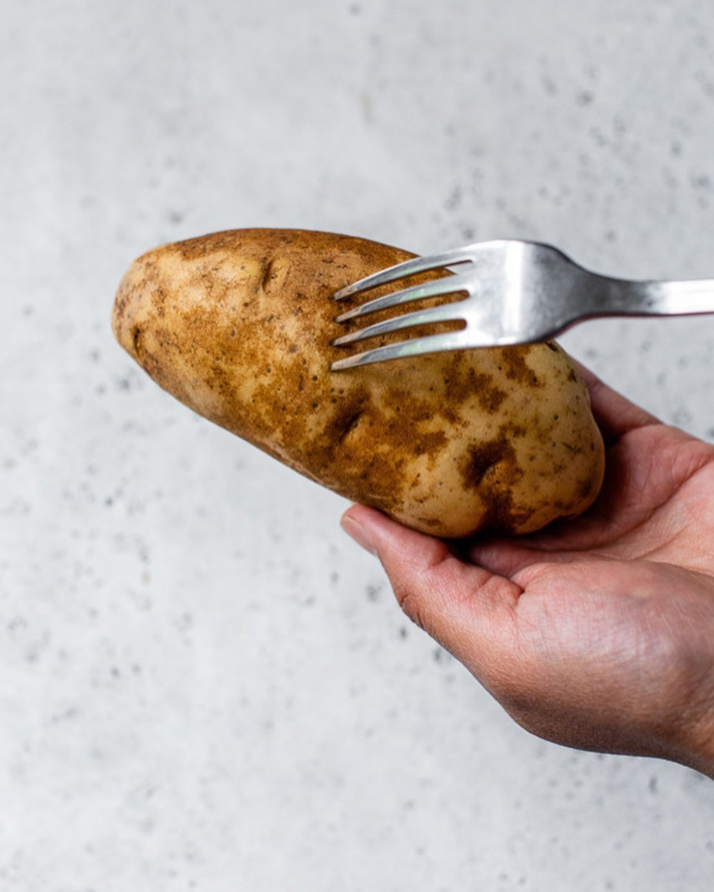 This is an easy process but can have a big impact on your potatoes baking process.