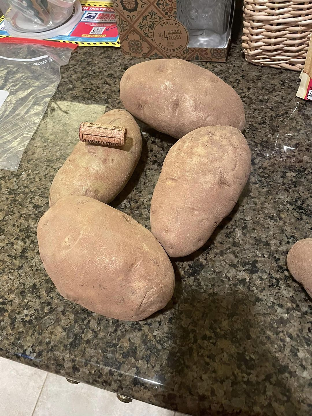 This one is what we call russet potatoes. You can see it from the color.