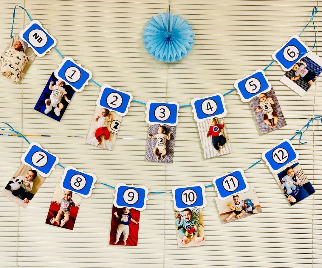 This one can create such a great memory where you hang your kid's pictures from time to time.