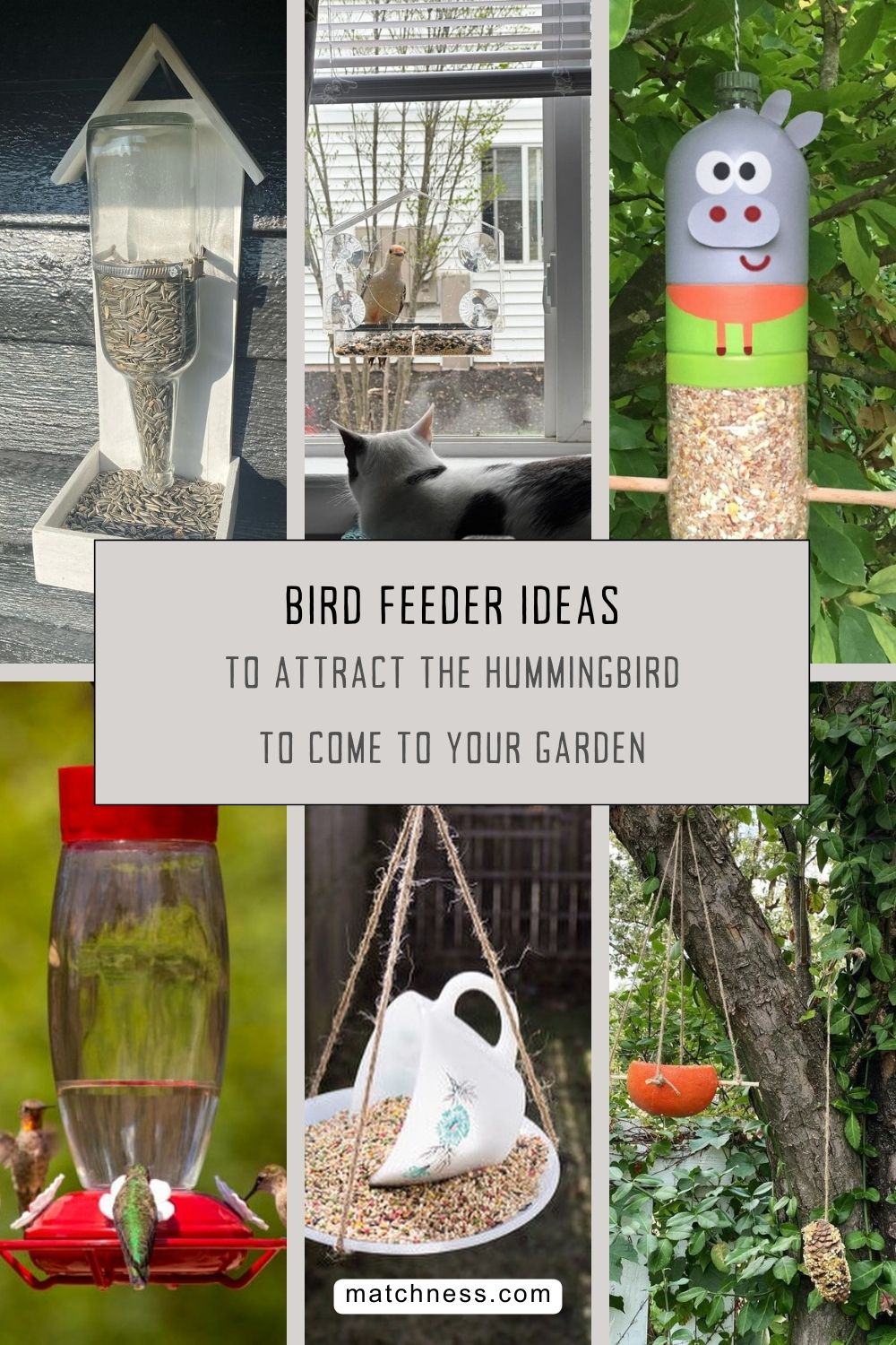 Bird feeder ideas to attract the hummingbird to come to your garden