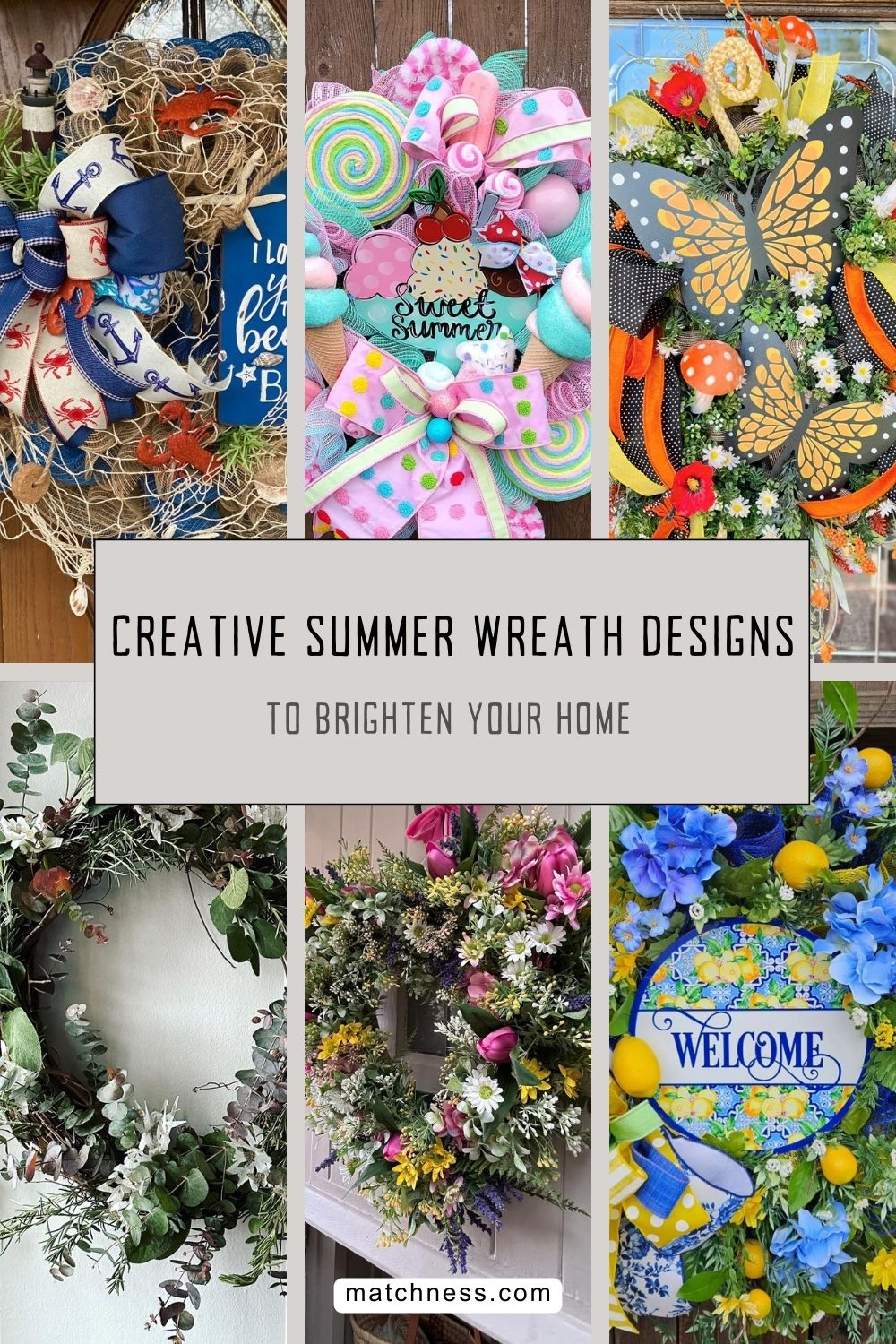 Creative summer wreath designs to brighten your home