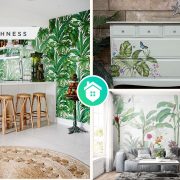 Embrace the tropics by applying the tropical prints to your home decorfi