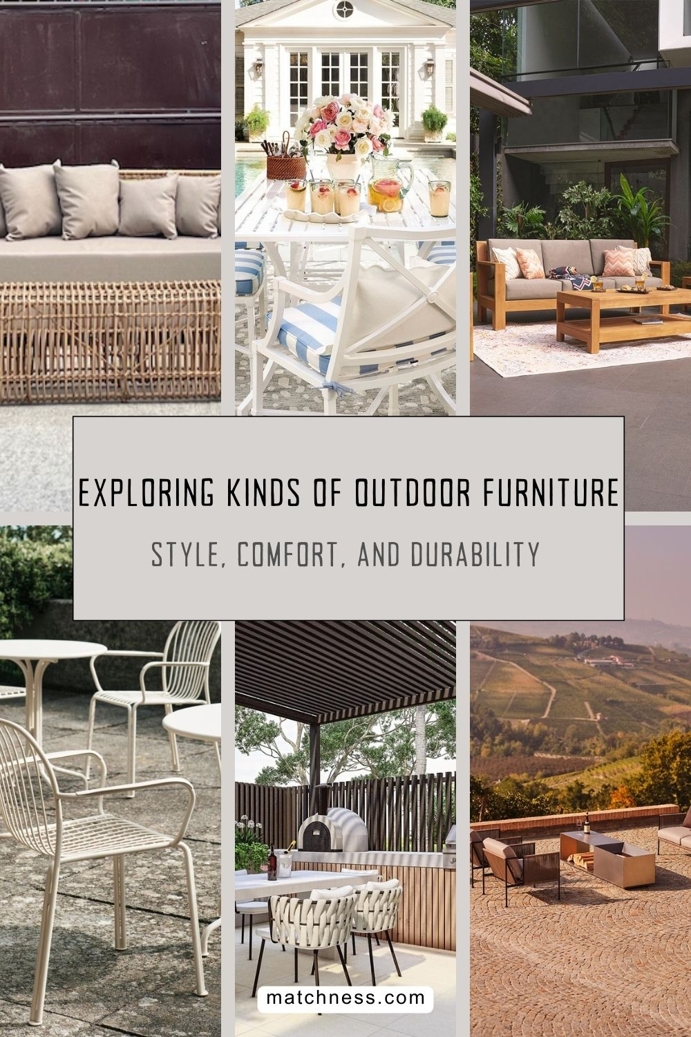 Exploring the kinds of outdoor furniture style, comfort, and durability