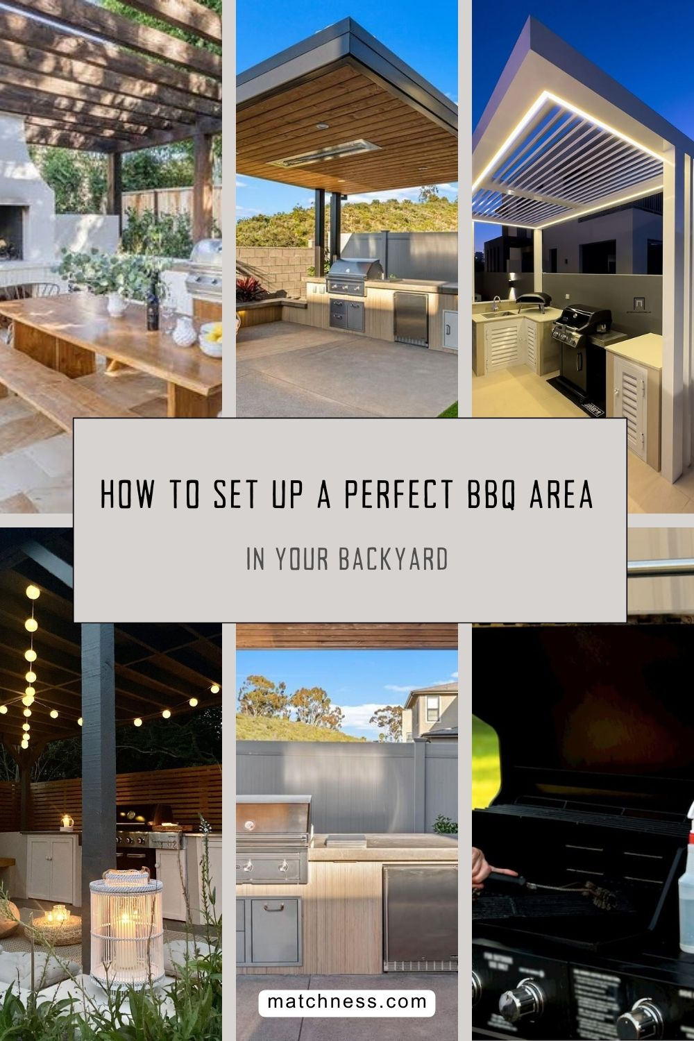 How to set up a perfect bbq area in your backyard