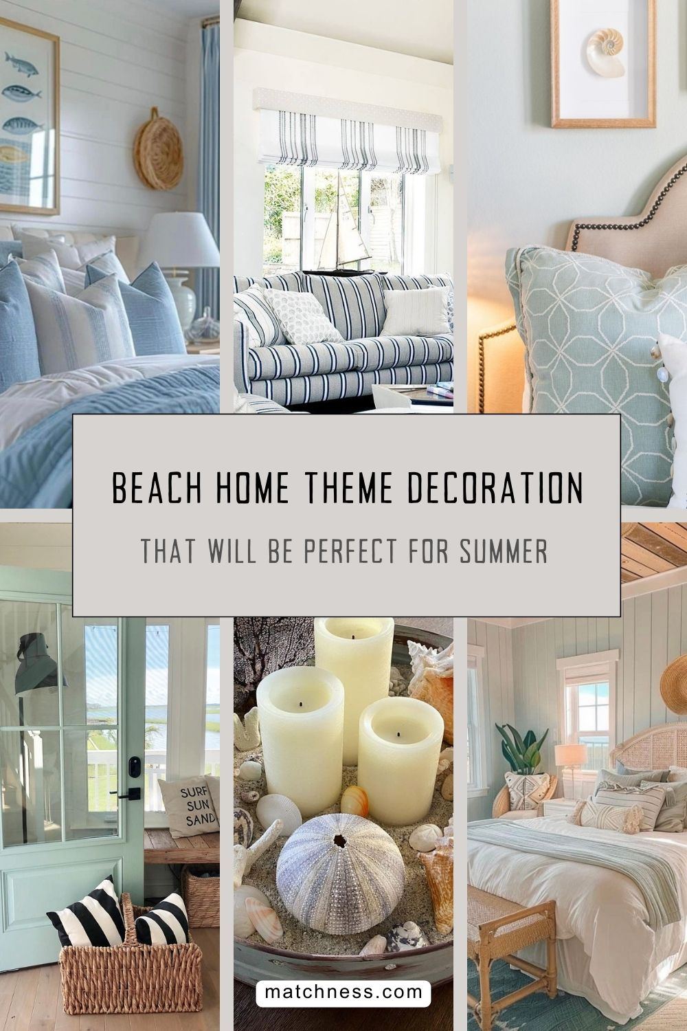 Relaxing beach home theme decoration ideas that will be perfect for summer