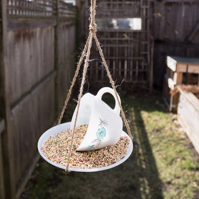 This bird feeder looks expensive and artistic. You can see it from the material and design.
