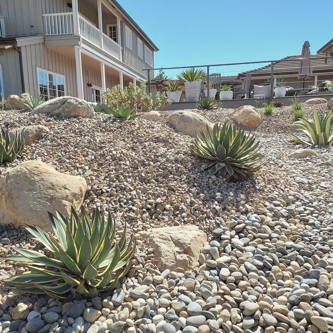 Look at how the stone and gravel can be a decorative one. It can be arranged to create a certain design for your garden.