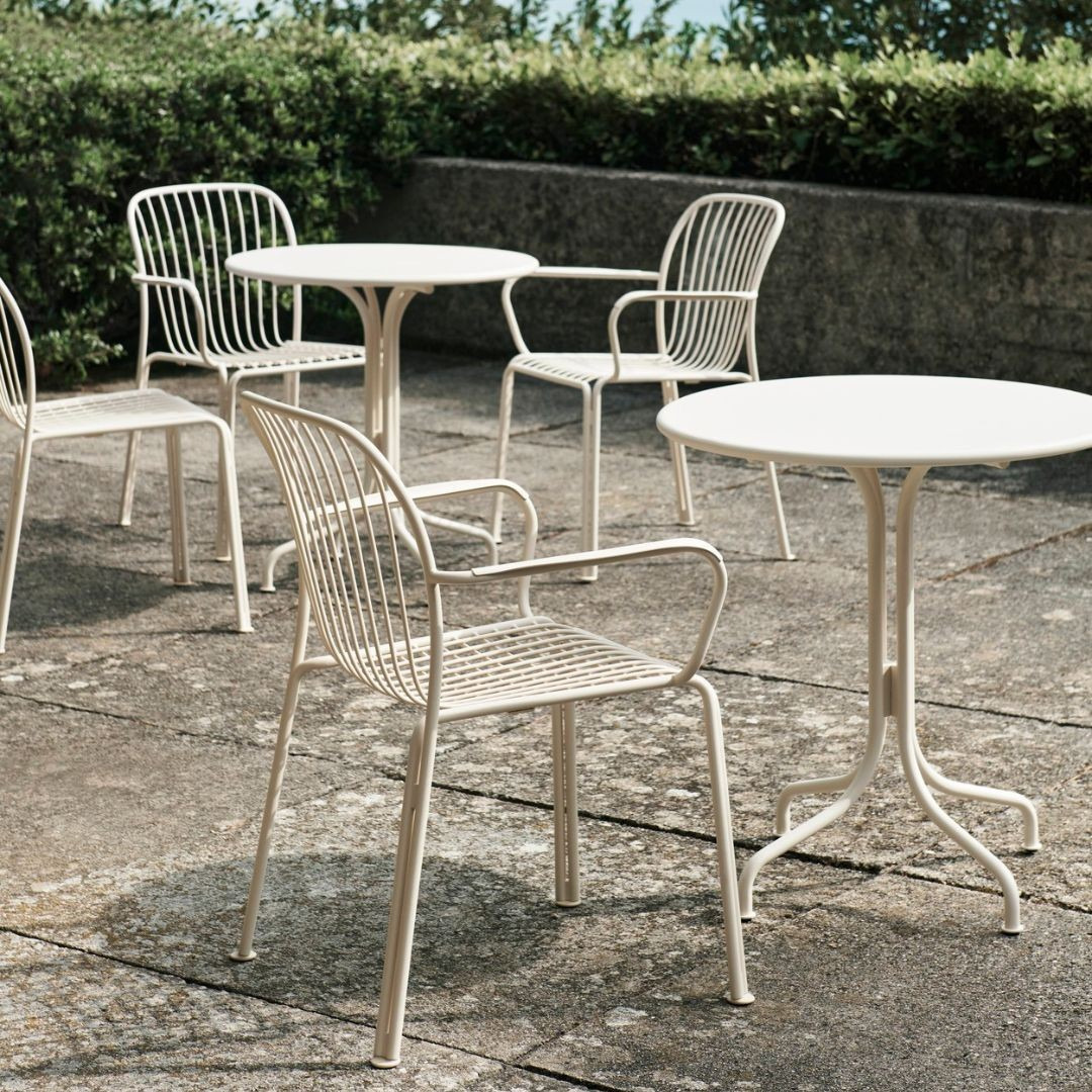 This one is a classic style of furniture. You can see it here that there is no pad added on the chair that will make it less comfortable.