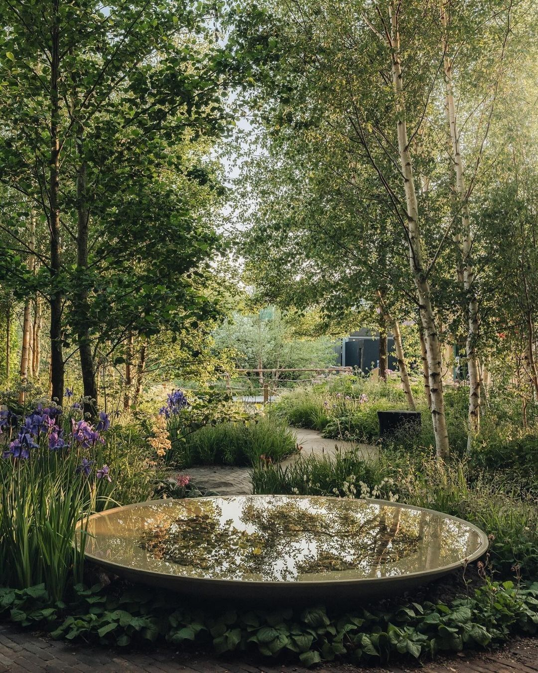 Look at how this water feature can add a sense of tranquility and attract wildlife.