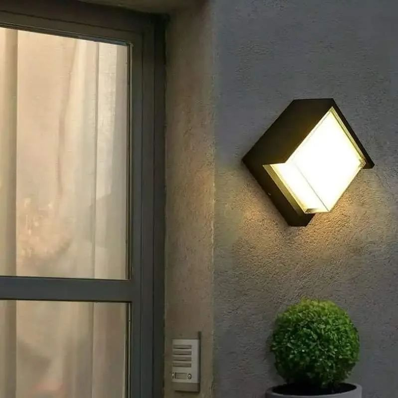 The wall light shape can be varied. This one is simple but still unique for sure.