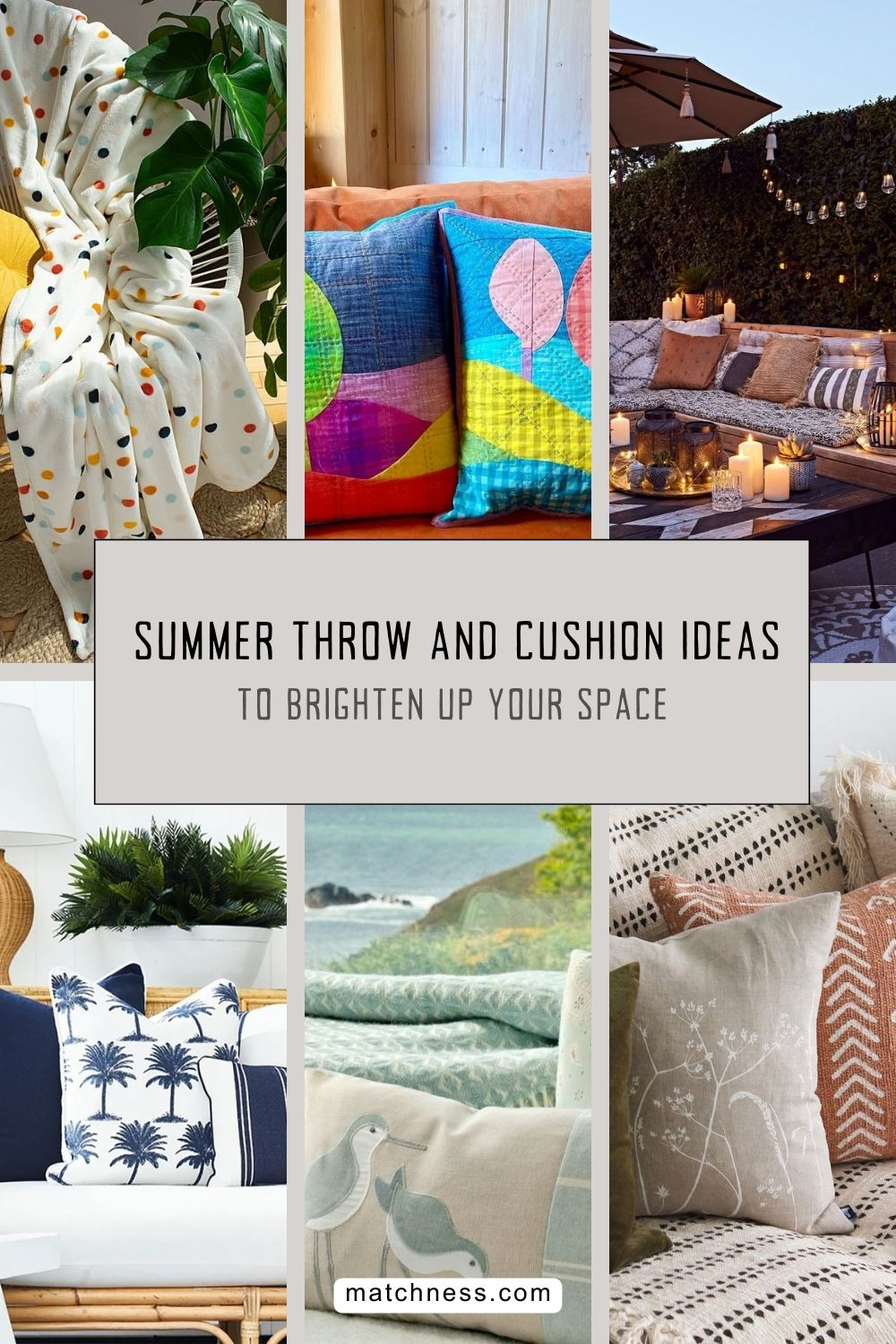 Summer throw and cushion ideas to brighten up your space