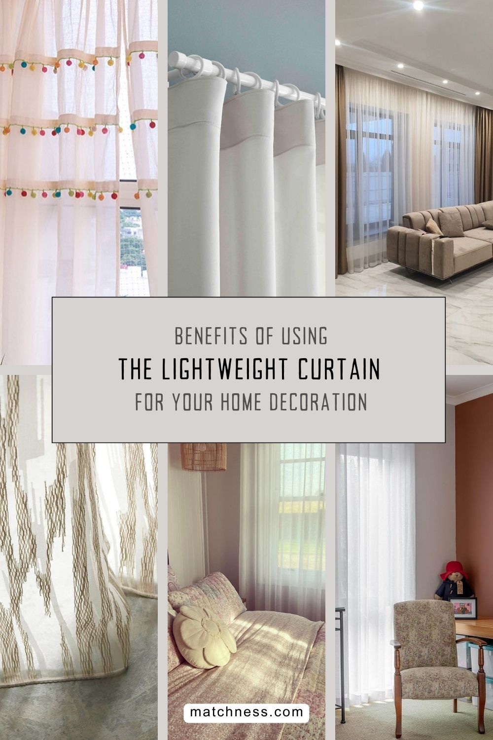 Benefits of using the lightweight curtain for your home decoration