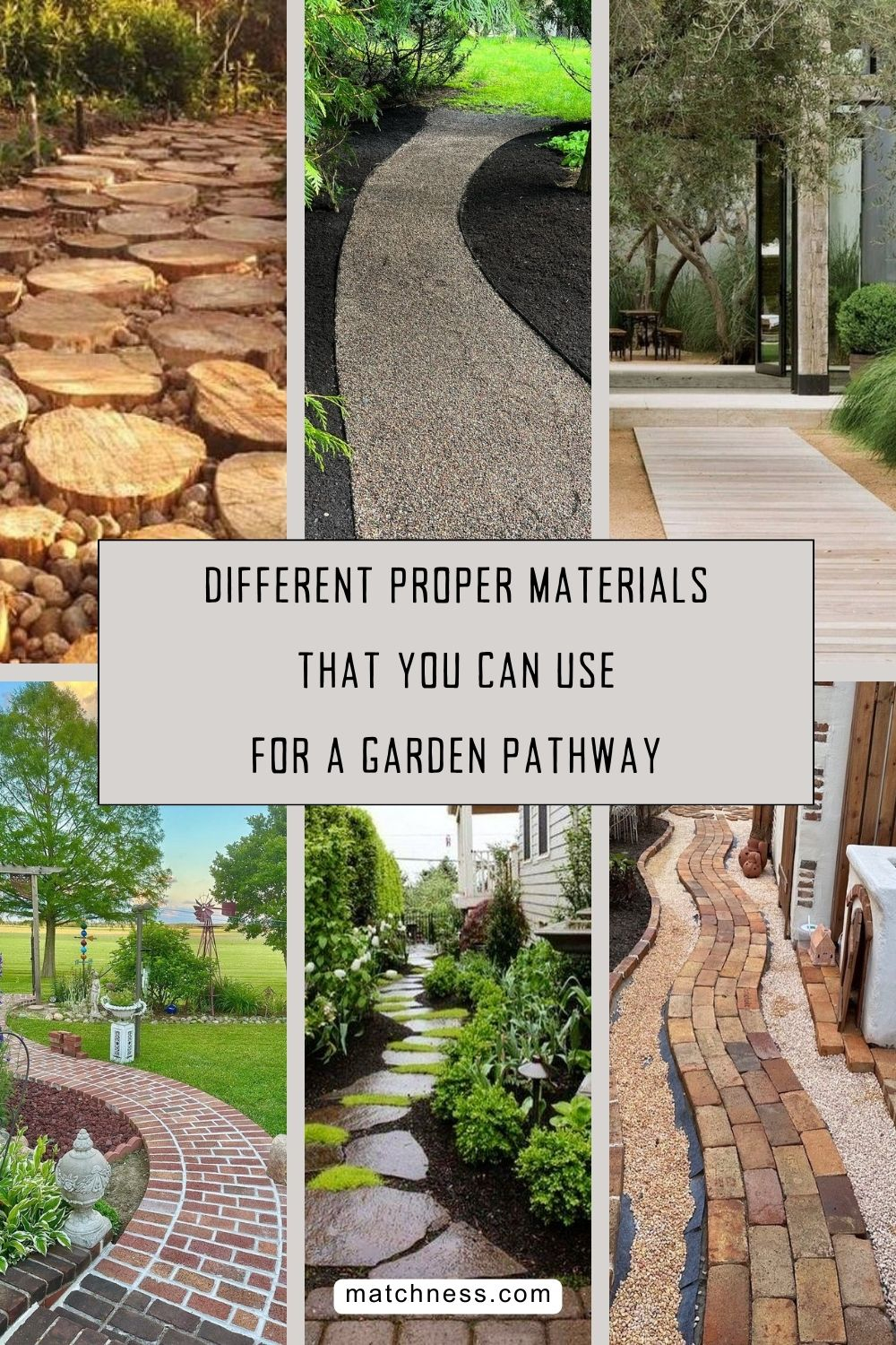 Different proper materials that you can use for garden pathway