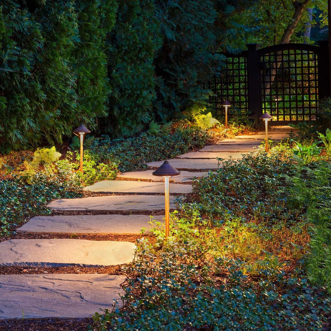 The main path light purpose is for safety reasons. It will spot the path so that you can watch your step.