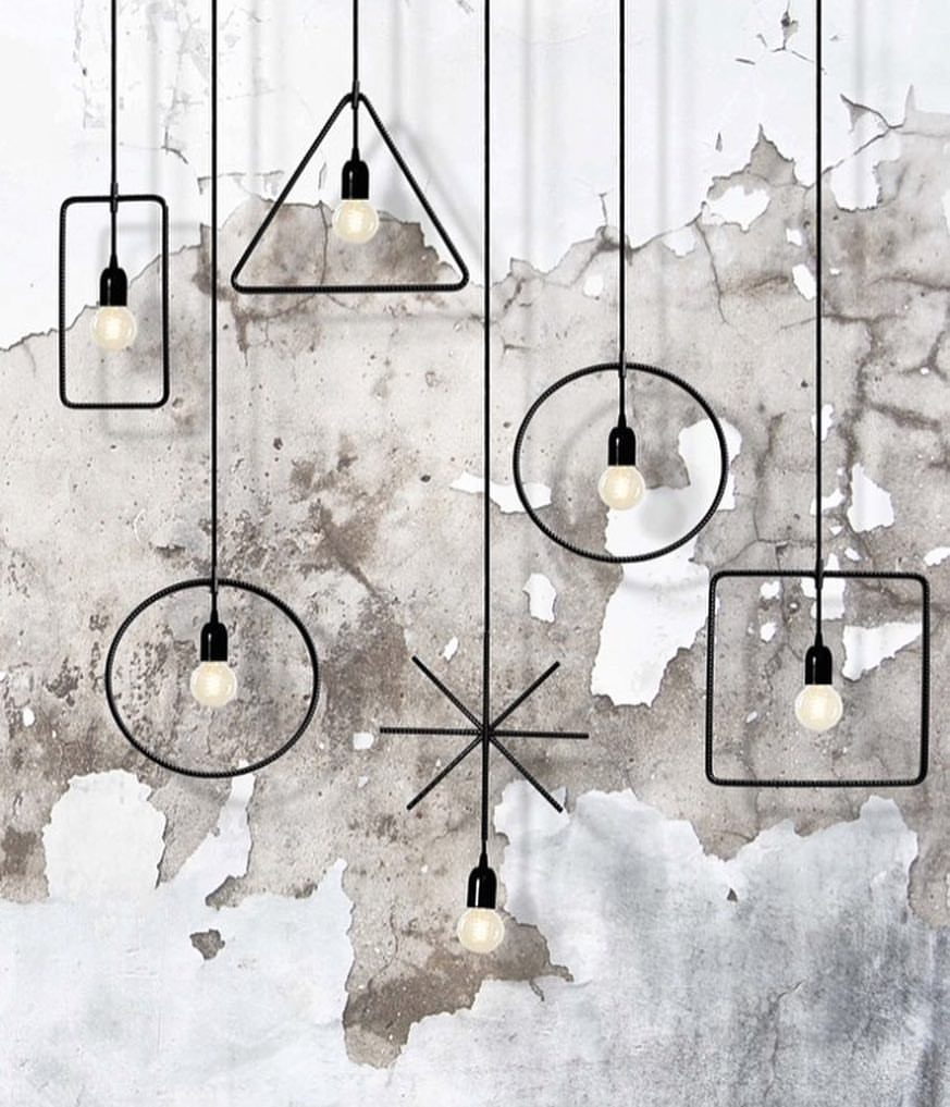 These lamps only use the wire steel form which is simple. However, look at how the lamps can be really attractive and aesthetic.