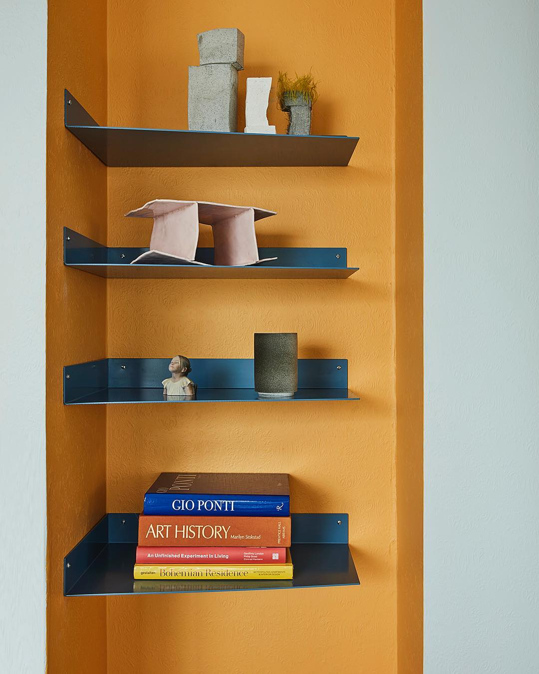 I do believe that you can't refuse this shelving. Even when the design is simple it has a special cut that makes it aesthetic.