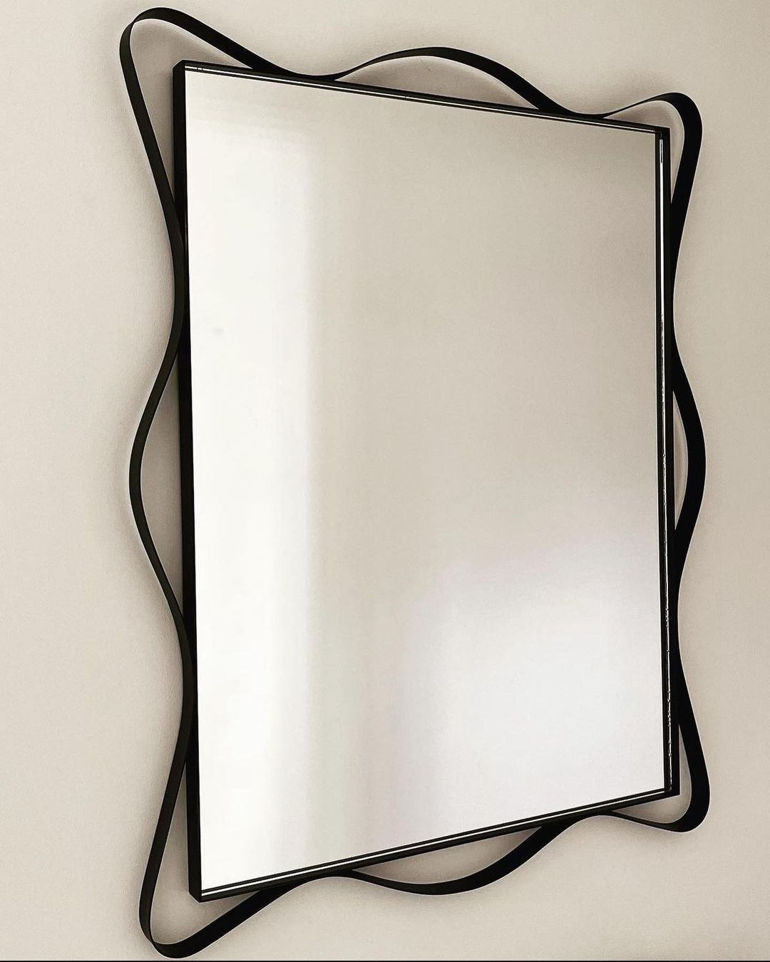 A mirror is known with its fragile character. Adding steel frame material will change the mirror characteristics.