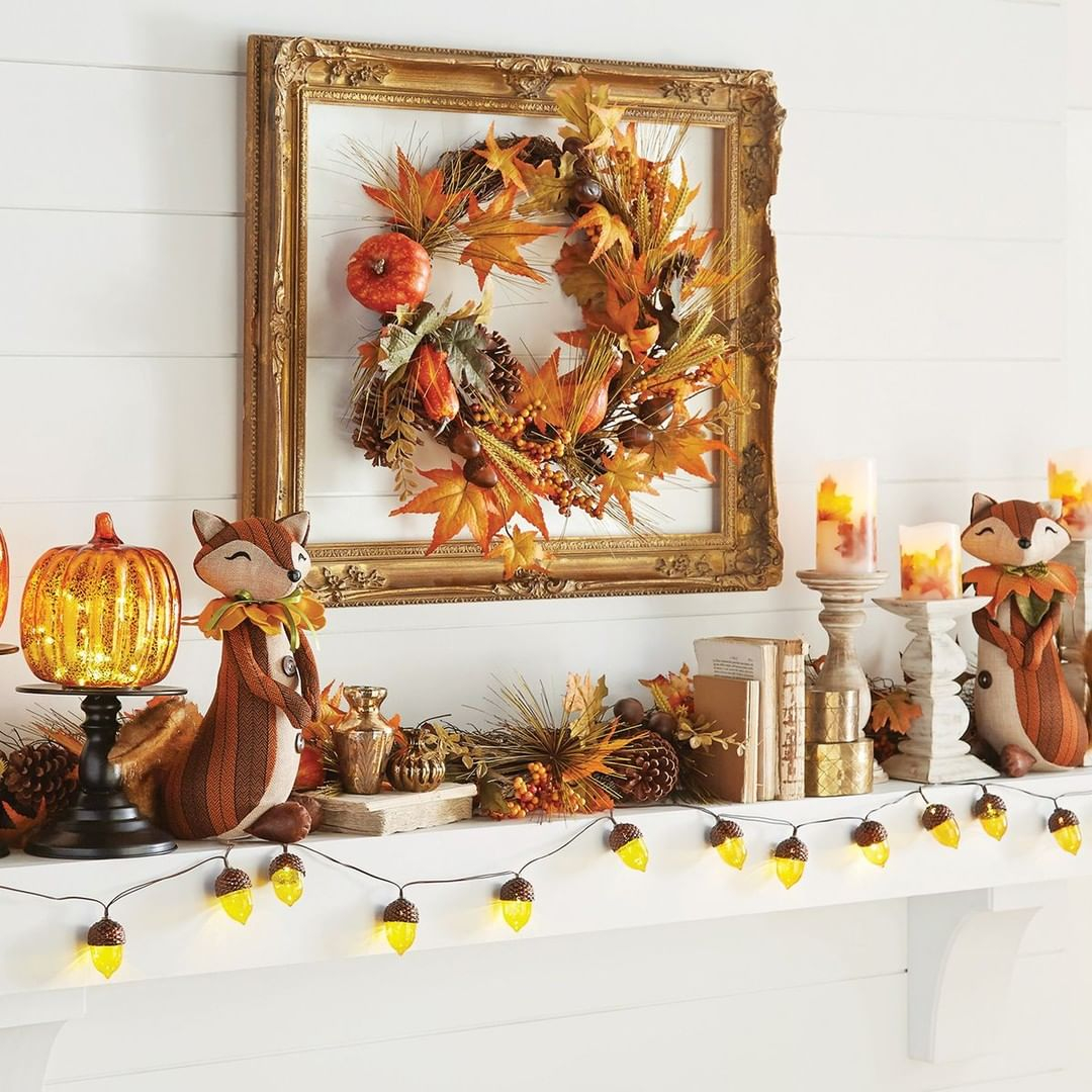 Acorn string lights