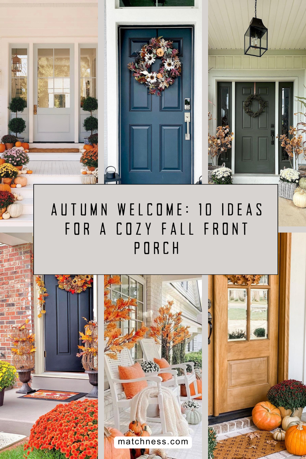 Autumn welcome 10 ideas for a cozy fall front porch