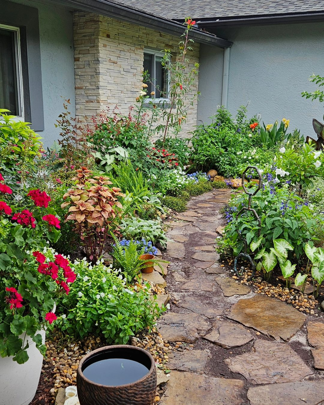 Butterfly garden layout